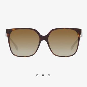 Fendi FE40030I 01D Butterfly Sunglasses